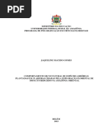 COMPORTAMENTO SILVICULTURAL DE ESPÉCIES ARBÓREAS PLANTADAS EM CLAREIRAS CRIADAS PELA EXPLORAÇÃO FLORESTAL DE IMPACTO REDUZIDO NA AMAZÔNIA ORIENTAL
