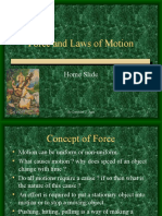 Force and Laws of Motion