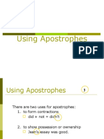 Apostrophes