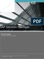 Sap Solution Manager - CHARM - ServiceDesk-OSS  