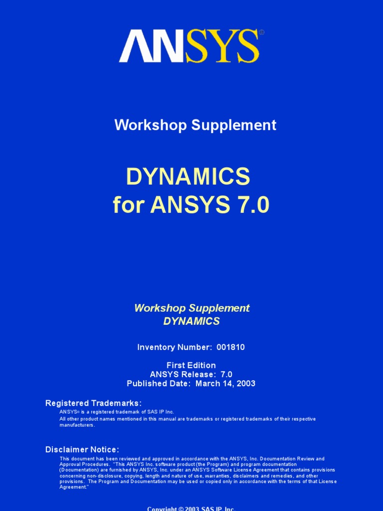Dynamics 70 Workshops | PDF | Normal Mode | Spectral Density