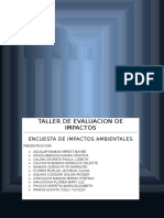 Encuesta Final de Impacto Ambiental