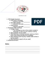 Stem Meeting Agenda 11-8