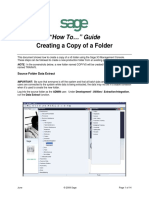 Sage X3 - User Guide - HTG-Creating A Copy of A Folder PDF