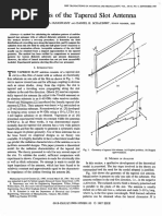 Tapered Slot Antenna Design