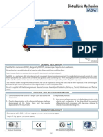 Slotted Link Mechanism: Technical Teaching Equipment