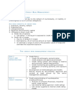 Redit ISK Anagement: Efinition OF Redit Risk