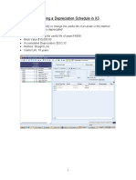 Sage X3 - User Guide - Revising A Depreciation Schedule in X3