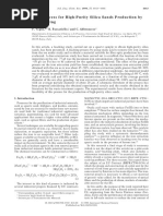 Industrial & Engineering Chemistry Research Volume 38 Issue 11 1999 (Doi 10.1021/ie990156b) Vegliò, F. Passariello, B. Abbruzzese, C. - Iron Removal Process For High-Purity Silica Sands Productio