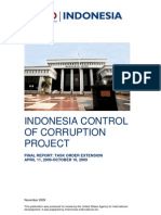 Indonesia Control of Corruption Project