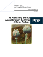 The Availability of Southwest Asian Heroin in The United States