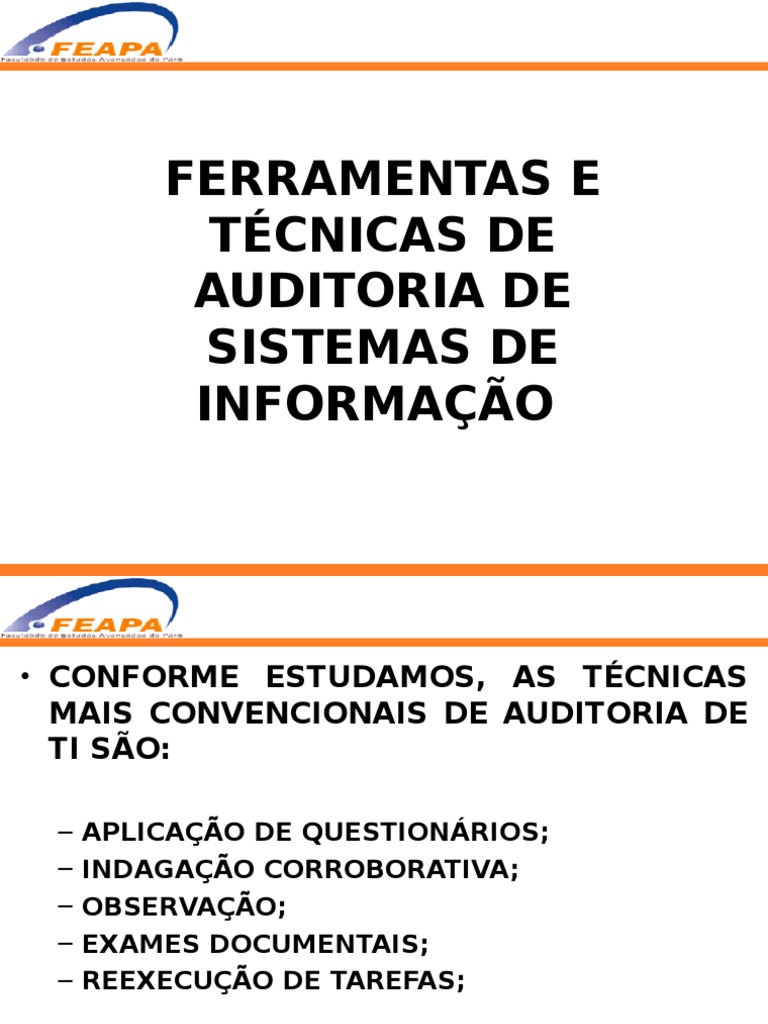 Ferramentas para Auditoria de TI | PDF | Computadores