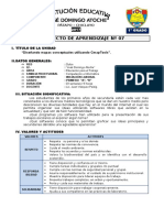 1° GRADO - PROYECTO DE APRENDIZAJE 07 - CmapTools