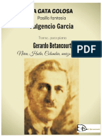 LA GATA GOLOSA. Pasillo. Fulgencio García. Transc. para piano Gerardo Betancourt.