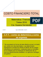 COSTO FINANCIERO TOTAL Presentacion 2016 Actualizado