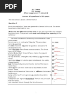 English Exam Paper F 2