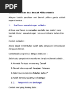 Contoh Soal Yg Baik 