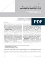 Dialnet-PanoramaDeLaProfesionDeLaOdontologiaEnMexico197020-4237123