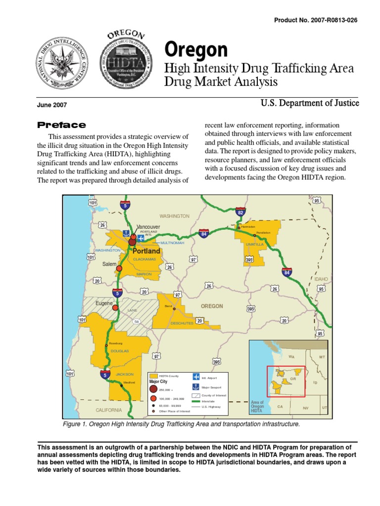 Oregon: High Intensity Drug Trafficking Area Drug Market Analysis | PDF ...