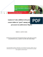 144. Analysis of value addition to cassava tuber.pdf