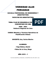 Informe Final Urbano Lima Region