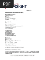 March 9, 2017 - American Oversight FOIA Request To DOJ (DOJ-17-0010)