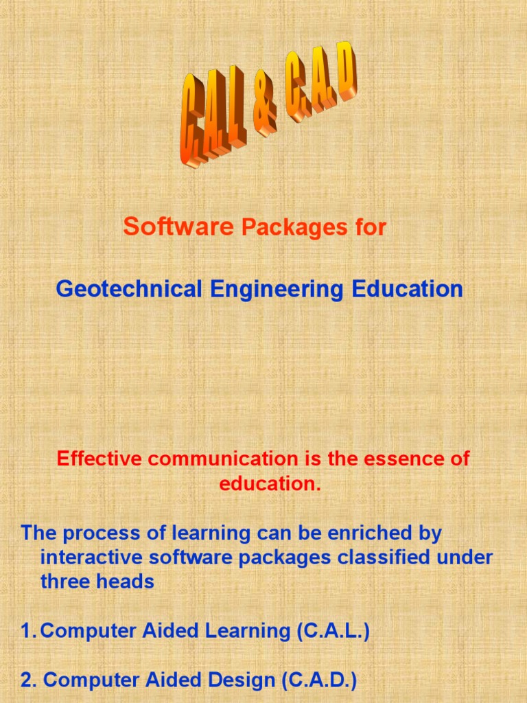Geotechnical Engineering Software Tools | PDF | Science And Technology ...