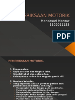 Pemeriksaan Motorik