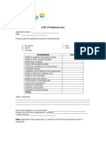 Annex 2-Applicant's Recommendation Form