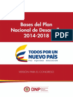 Plan Nacional de Desarrollo 2014 - 2018 Todos Por Un Nuevo Pais