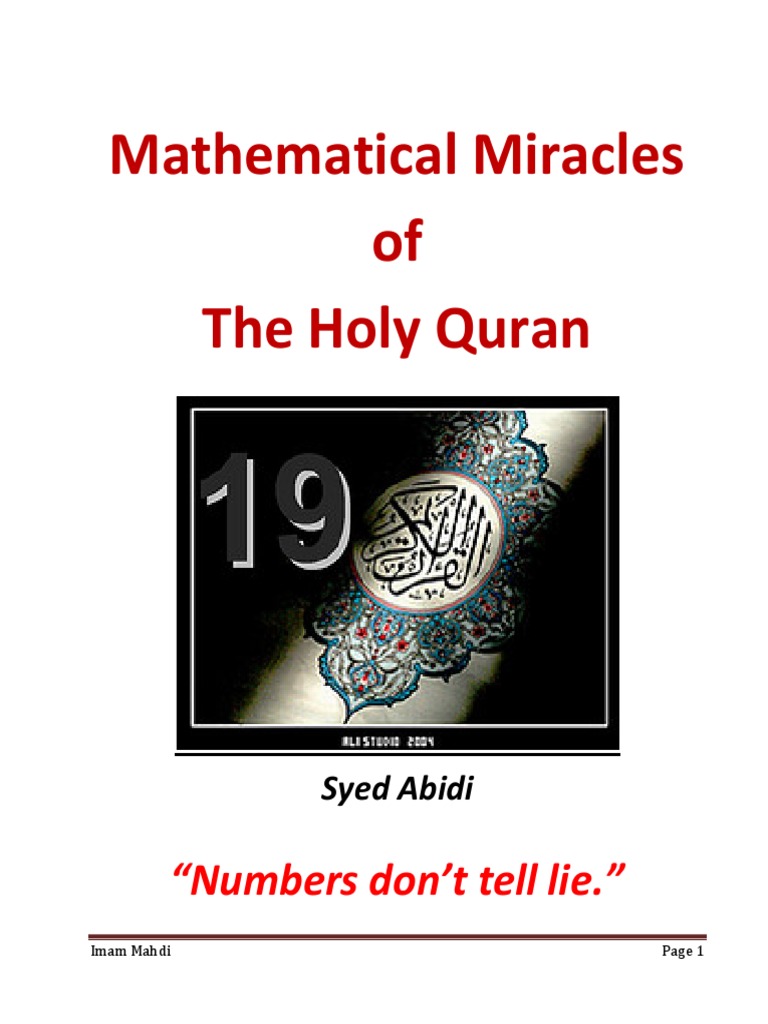 Numerical Miracles Of Quran