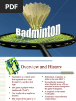 BADMINTON Power Point Presentation