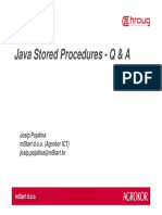 Java Stored Procedures QA