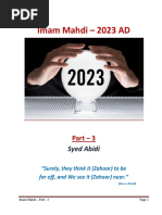 End Times and Imam Mahdi