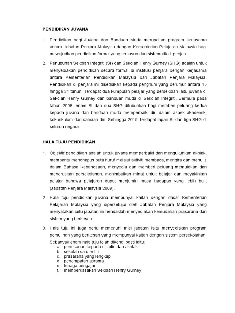 P1 Pendidikan Juvana Pdf