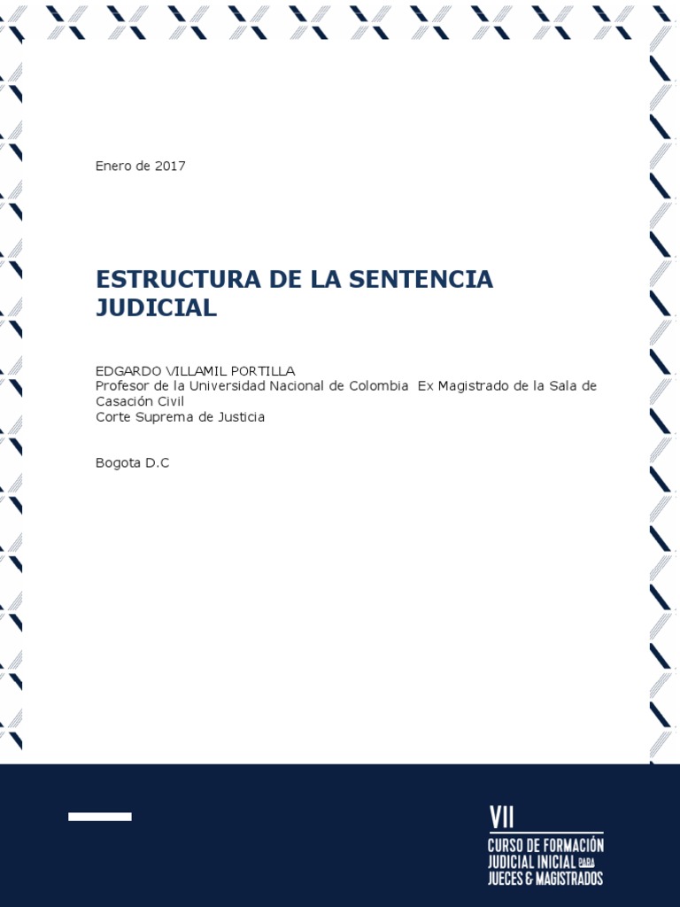 Módulo Estructura de La Sentencia Judicial | PDF | Plan de estudios