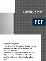 Listening Tips: A Step-by-Step Guide