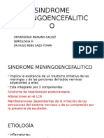 Síndrome meningoencefálitico: signos y causas