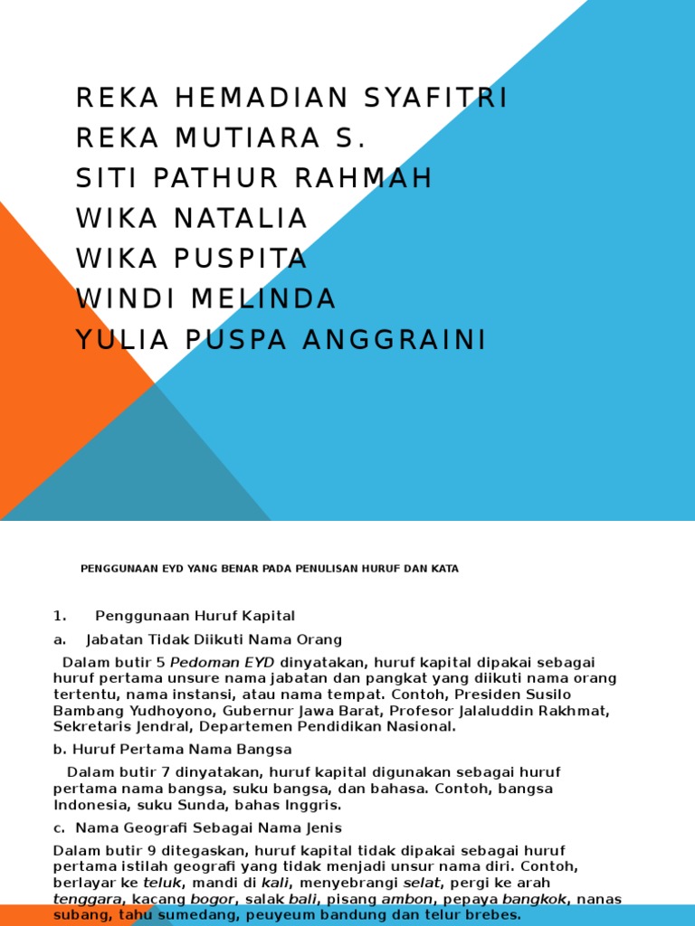 Eyd Yang Benar Pptx