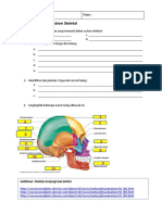 Worksheet Skeletal PDF