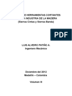 Afilado de Herramientas Cortantes para La Industria de La Madera (Sierras Cintas y Sierras Banda)