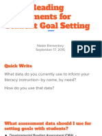 using assessments for student-goal setting