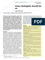 Metcalf y Pavard. 2006. Why Evolutionary Biologists Should Be Demographers