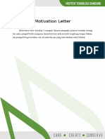 Format Motivation Letter