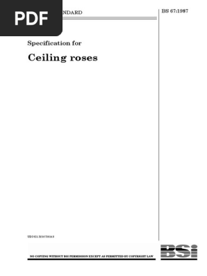 Bs 67 1987 Pdf Electrical Wiring Electrical Engineering