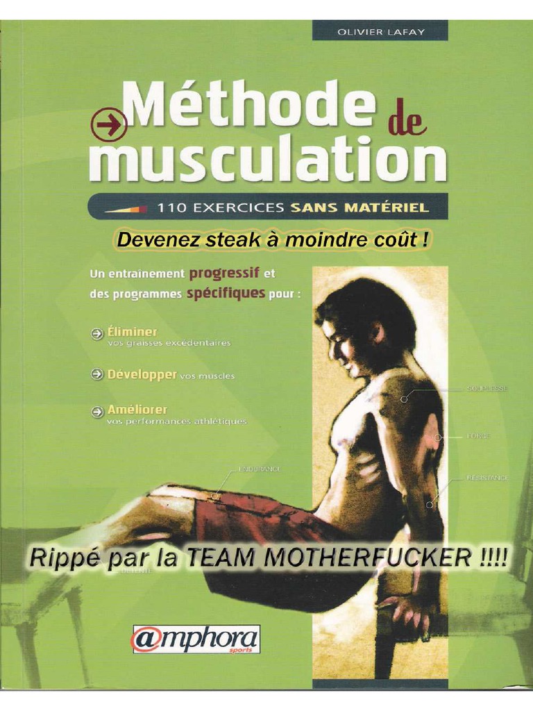 110 Exercices De Musculation Sans Matériel Pdf
