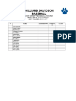 2017 JV Roster