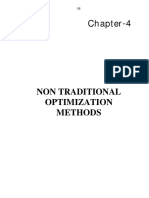 Non Traditional Optimization Methods: Chapter-4