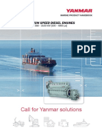 Call For Yanmar Solutions: Medium Speed Diesel Engines