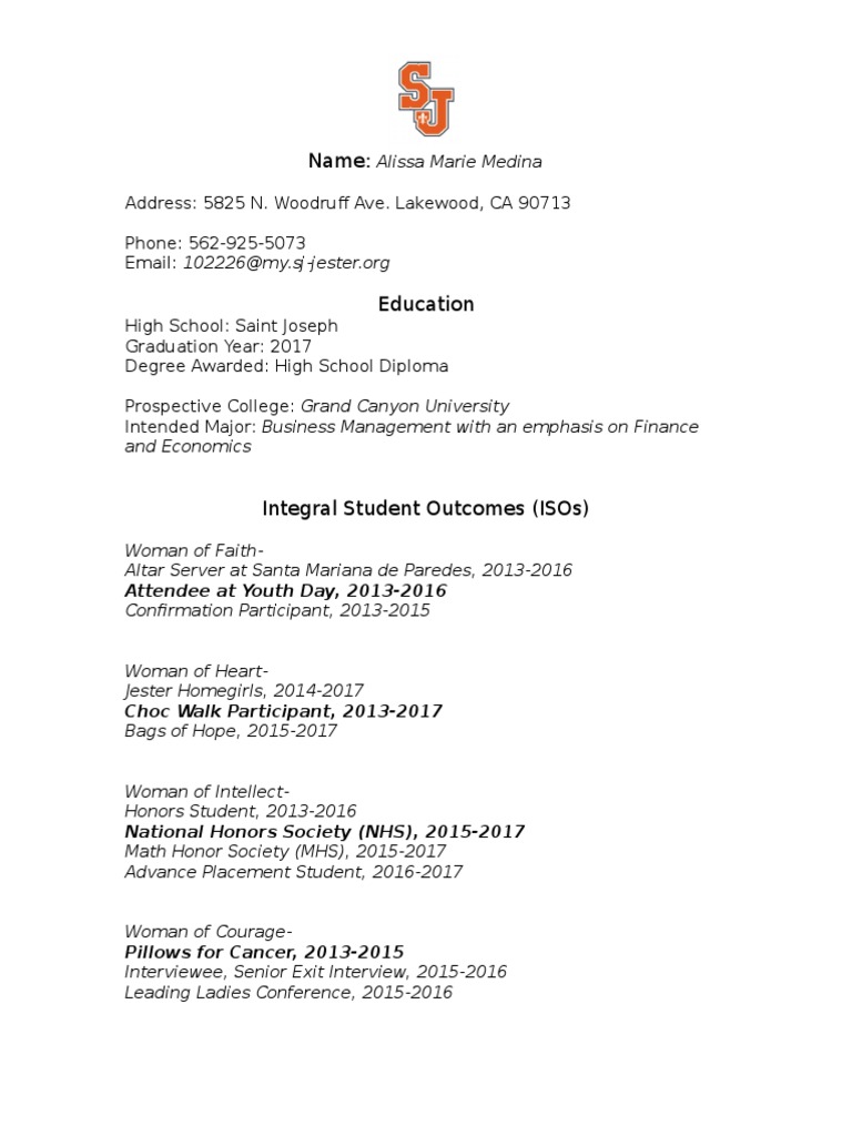 Isosresume | PDF | Wellness